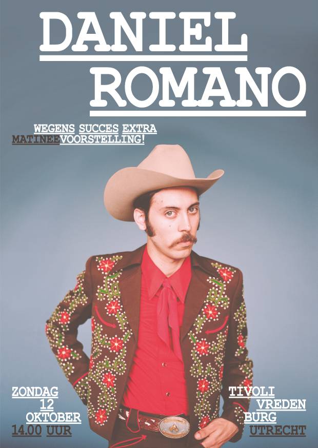 Daniel Romano adds EXTRA show at TivoliVredenburg on October 12th